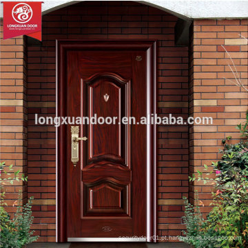 Portas de construção simples de metal Swing, portas de extrusão à prova de fogo